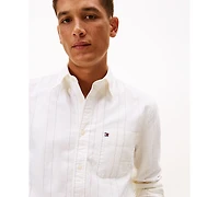 Tommy Hilfiger Men's Heritage Oxford Long-Sleeve Shirt