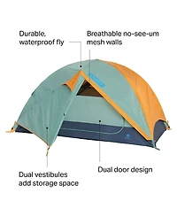Kelty Wireless 2 Tent: 2-Person 3-Season 3-Season Family and Campground Tents