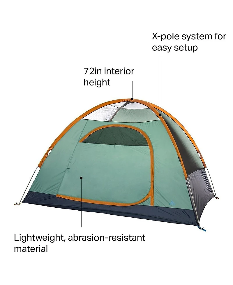 Kelty Tallboy 6 Tent: 6 Person 3 Season 3-Season Family and Campground Tents