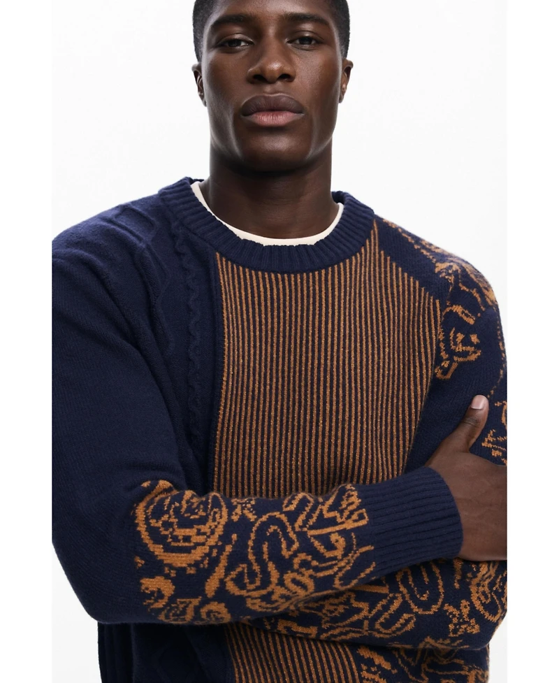 Desigual Men's Paisley sweater