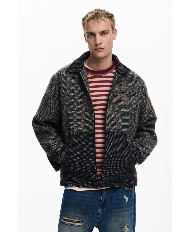 Desigual Men's Mottled pocket jacket