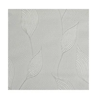 Habitat Corsica Light Filtering Grommet Botanical Textured Jacquard Curtain Panel for Bedroom 52" x 95" Grey