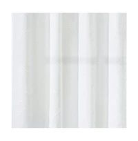 Habitat Diamante Sheer Grommet Exclusive Embroidered Diamond Pattern Curtain Panel 52" x 63" White