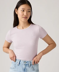 Levi's Women's Hayes Slim-Fit Short-Sleeve Crewneck T-Shirt