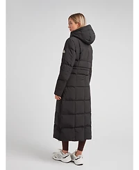 JACK1T Women's Black Star Extra Long Down Coat