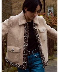 Labeca London Women's Teddy Shearling Jacket