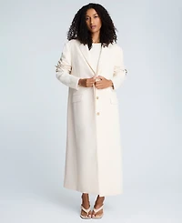 Kenneth Cole Women's Three-Button Long Tailored Coat