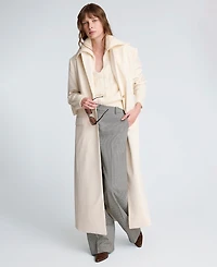 Kenneth Cole Women's V-Neck Wide Rib Polo Sweater