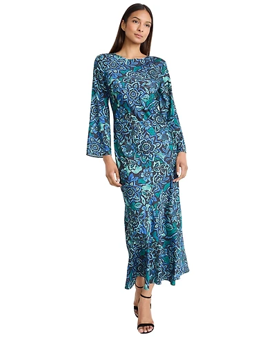 Donna Morgan Women's Bodycon Long-Sleeve Dress