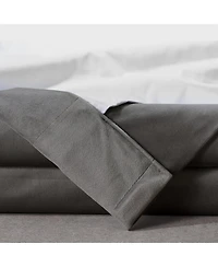 Half Price Drapes Nightlife Grey Signature Plush Velvet Hotel Blackout Curtain