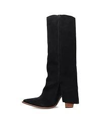 Dingo Women's Buckle Bunny Suede Leather Boot