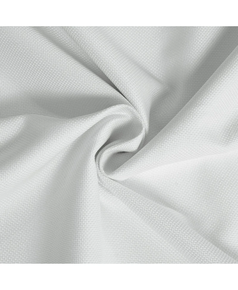 Half Price Drapes Off White Grommet Performance Linen Hotel Blackout Curtain