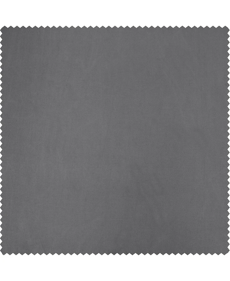 Half Price Drapes Platinum Faux Silk Taffeta Blackout Curtain