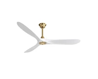 60-inch Modern Luxury Golden 3-Blade Ceiling Fans with Remote Control and Timer Function