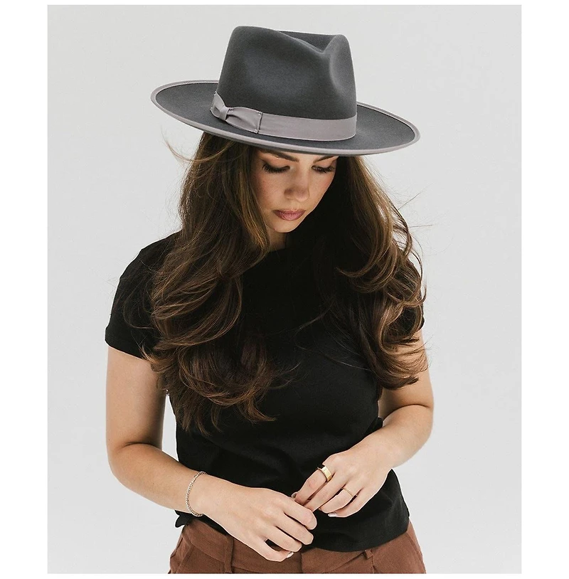 Monroe Rancher Wool Fedora Hat - Timeless Style and Classic Elegance