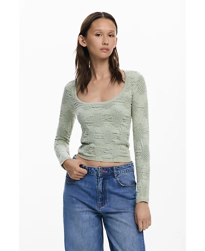 Desigual Women's Fine textured sweater