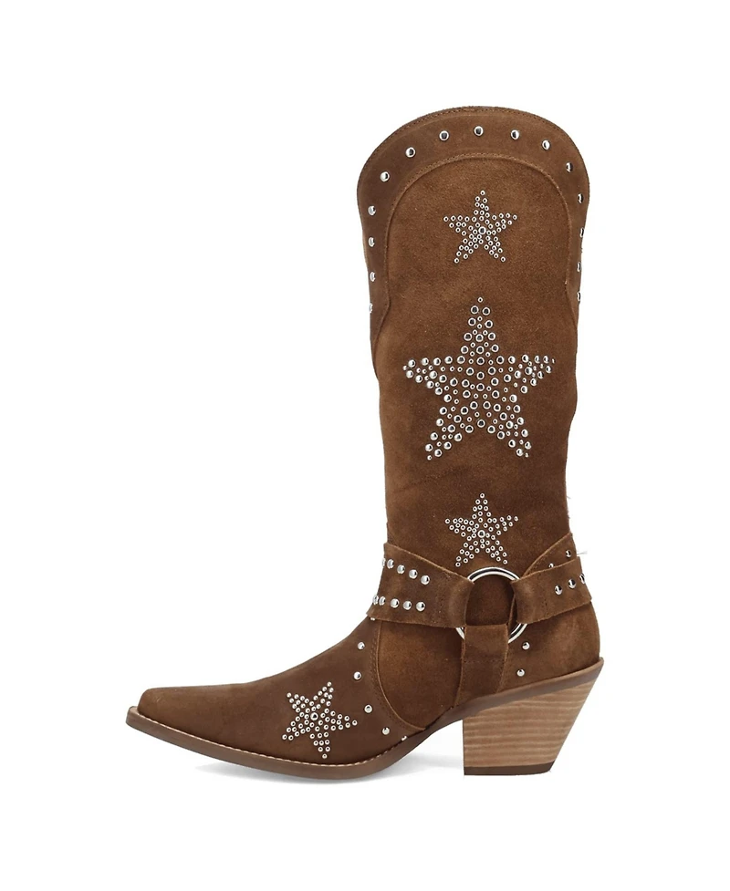 Dingo Women's Lucky Stars Suede Leather Boot