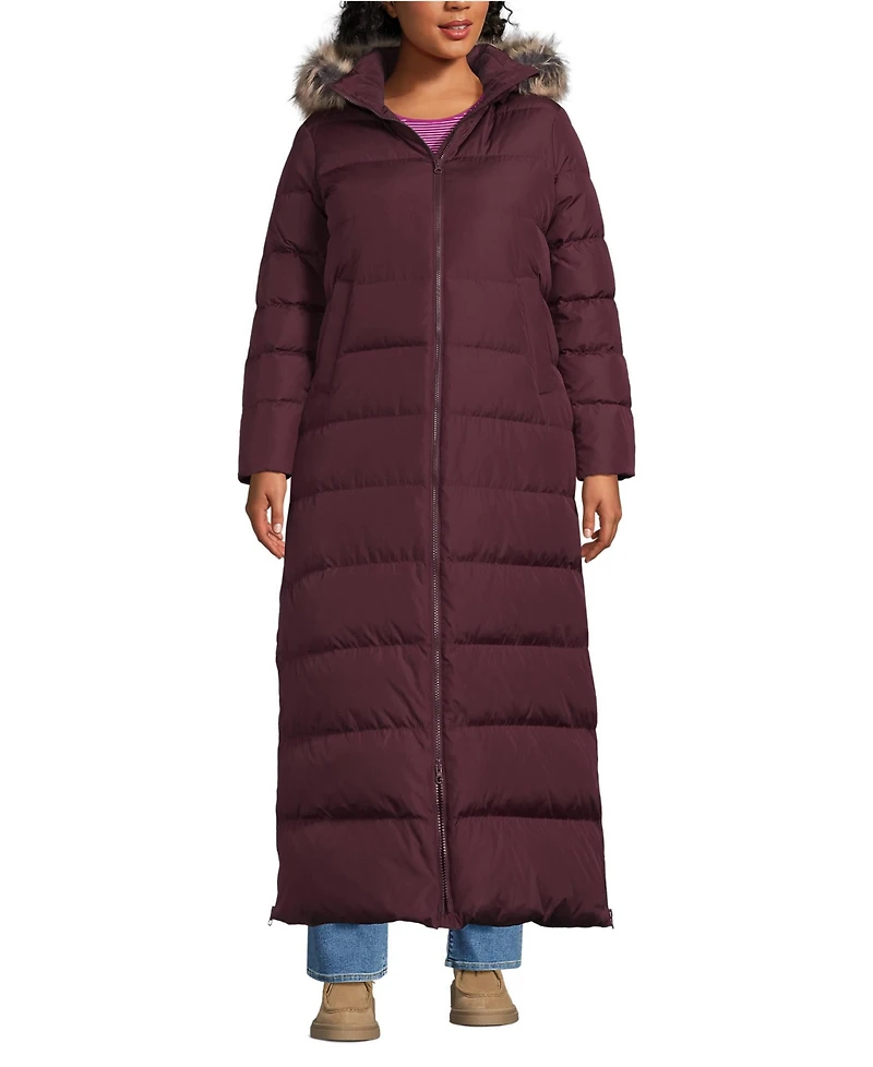Lands' End Plus Max 600 Down Long Maxi Coat