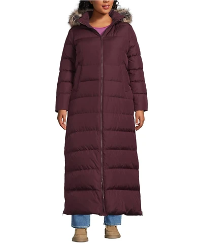 Lands' End Plus Max 600 Down Long Maxi Coat