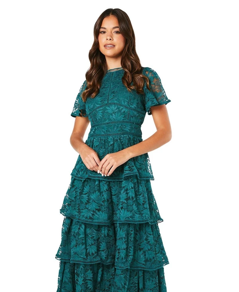 Coast Women's Tiered Lace Dress