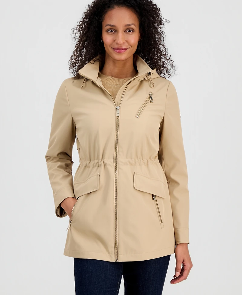 Michael Kors Women's Zip-Front Hooded Anorak