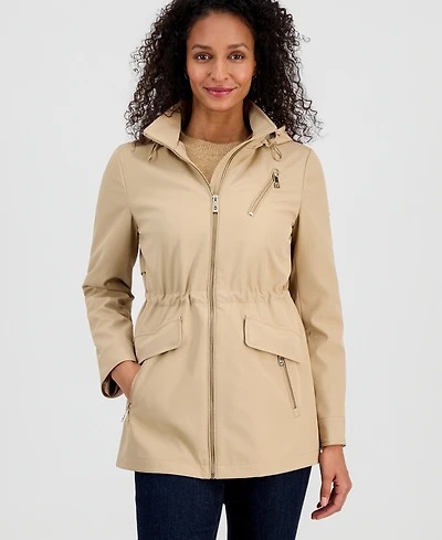 Michael Kors Women's Zip-Front Hooded Anorak