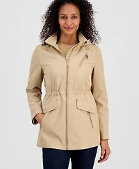 Michael Kors Women's Zip-Front Hooded Anorak