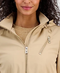 Michael Kors Women's Zip-Front Hooded Anorak