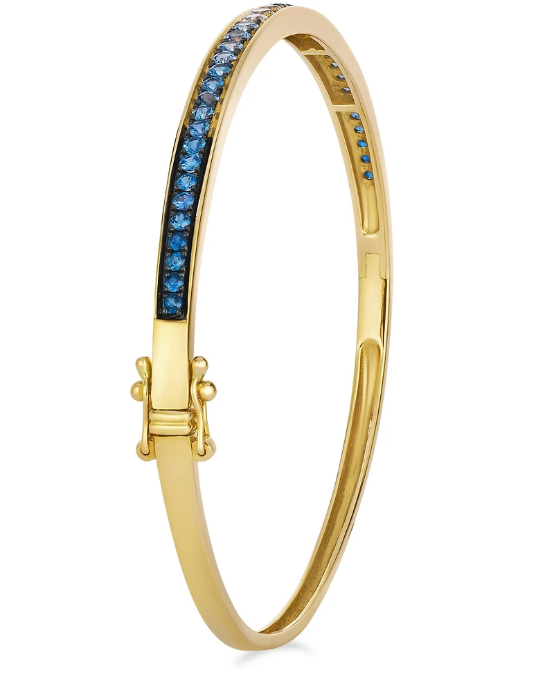 Le Vian White Sapphire (0.17 ct. t.w.) and Sapphire Ombres (0.97 ct. t.w.) Bracelet in 14K Honey Gold