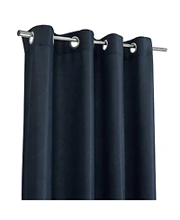 Habitat Abstract Light Filtering Energy Efficeint Grommet Curtain Panel for Windows 52" x 95" Navy