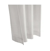 Commonwealth Lindsey Back Tab Curtain Panel - 52"x84", White