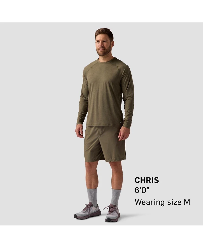 Backcountry Men's Destination Long-Sleeve Crew Top Performance Shirts Long Sleeve