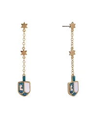 Hallmark Linear Dreidel Earrings
