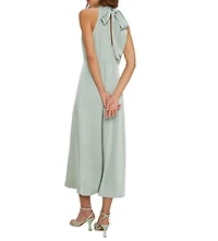 Oasis Women's Satin Halter Neck Midi Bridesmaid Dress