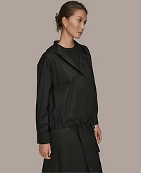 Donna Karan Weekend Women's Long-Sleeve Hooded Jacket