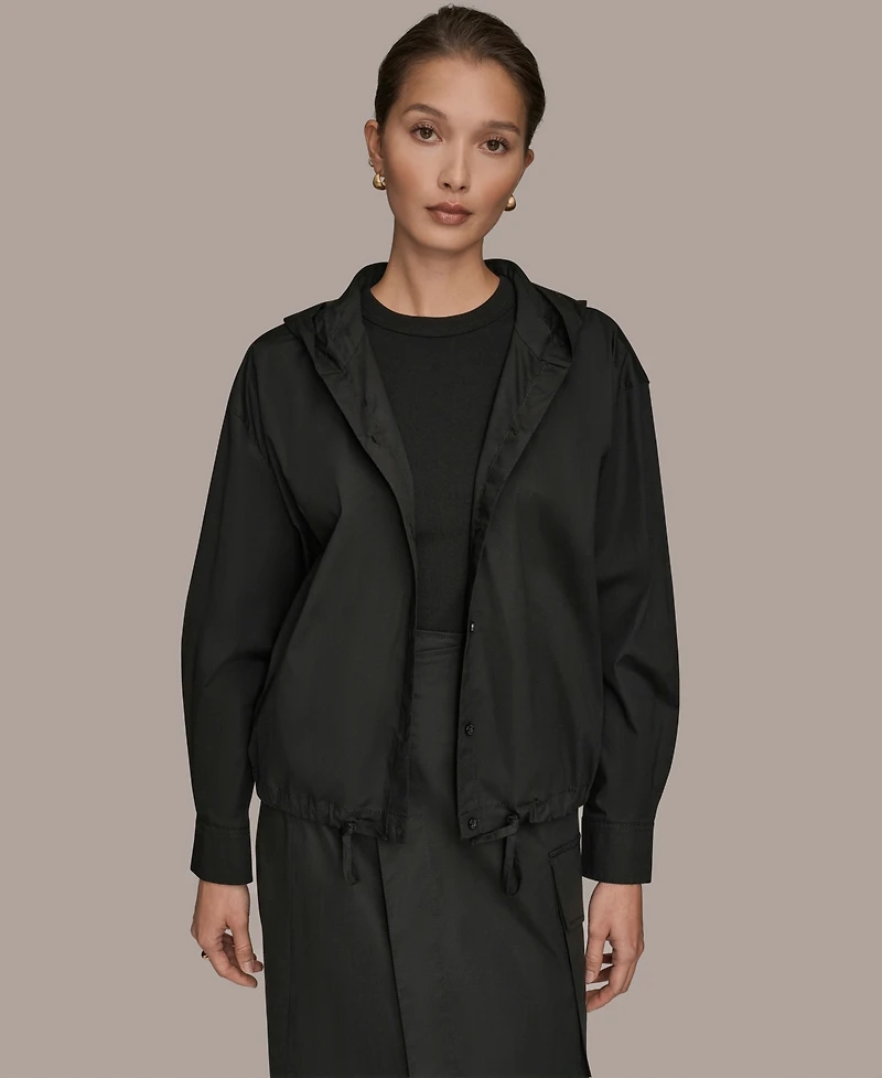 Donna Karan Weekend Women's Long-Sleeve Hooded Jacket