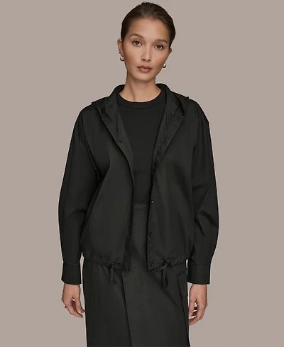 Donna Karan Weekend Women's Long-Sleeve Hooded Jacket