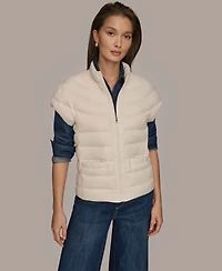 Donna Karan Weekend Women's Cap-Sleeve Puffer Jacket