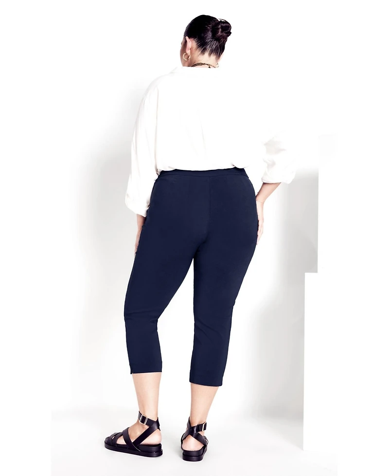 Avenue Women's Super Stretch Crop Pant