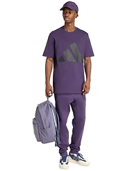 adidas Men's 3 Bar Logo Graphic Cotton T-Shirt