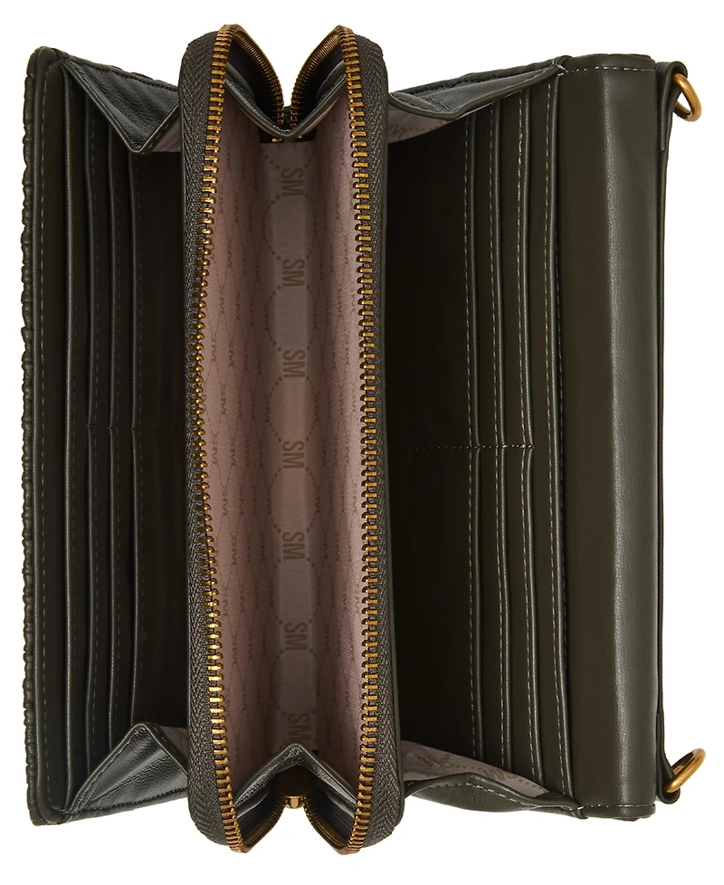 Steve Madden Boxed Carina Matelasse Crossbody Wallet