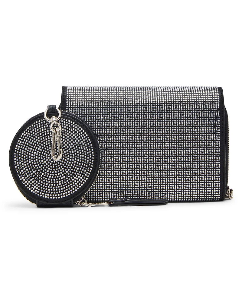 Steve Madden Boxed Embellished Carina Crossbody Wallet