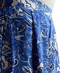 Bcx Juniors' Resort Print Wide Leg Pants