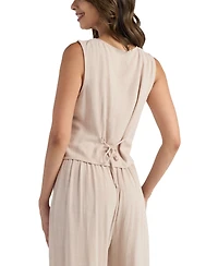 Bcx Juniors' Resort Boxy Sleeveless Vest Top