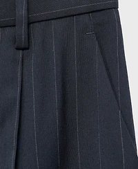 Mango Women's Pinstripe Suit Pants
