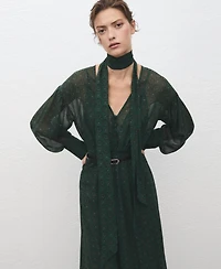 Mango Women's Foulard Printed Dress