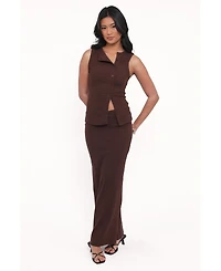 Petal and Pup Women's Adeline Two Piece Set - Chocolate