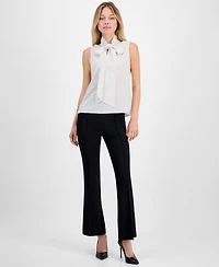 Anne Klein Women's Sleeveless Bow-Tie Blouse