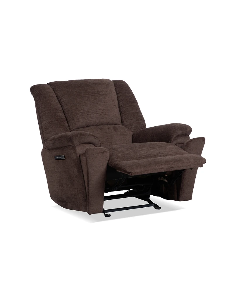 Flexsteel 44" Preston Power Gliding Recliner with Power Headrest Lumbar