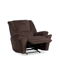 Flexsteel 44" Preston Power Gliding Recliner with Power Headrest Lumbar